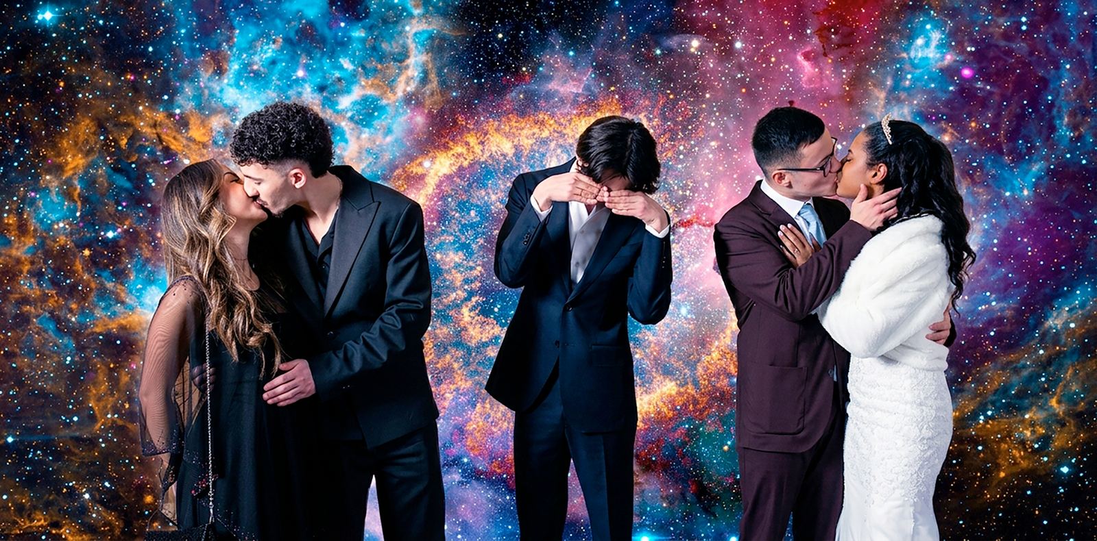 Un baiser dans une galaxie lointaine